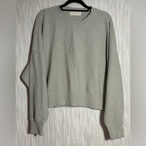 Ocean Drive Soft Knit Crew Neck Sweater in Gray